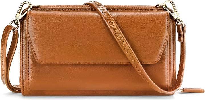 Immagine prodotto Only-Bags.Store Kleines Portemonnaie mit Kreditkartenfächern, Handytasche mit Reissverschluss um 2 Riemen