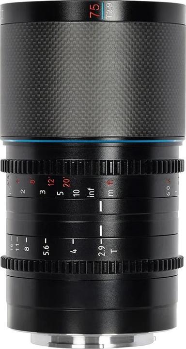 Actual product image Sirui Saturn 75mm T2.9 1.6x Z75N Carbon Fibre Full-frame Anamorphic Nikon Z-Mount (Neutral Flare) (Nikon Z, full size)
