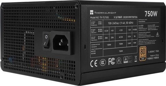 Thermalright TR-TG 750S Black - PSU, 80+ Gold, 750W, non modulare (750 W)