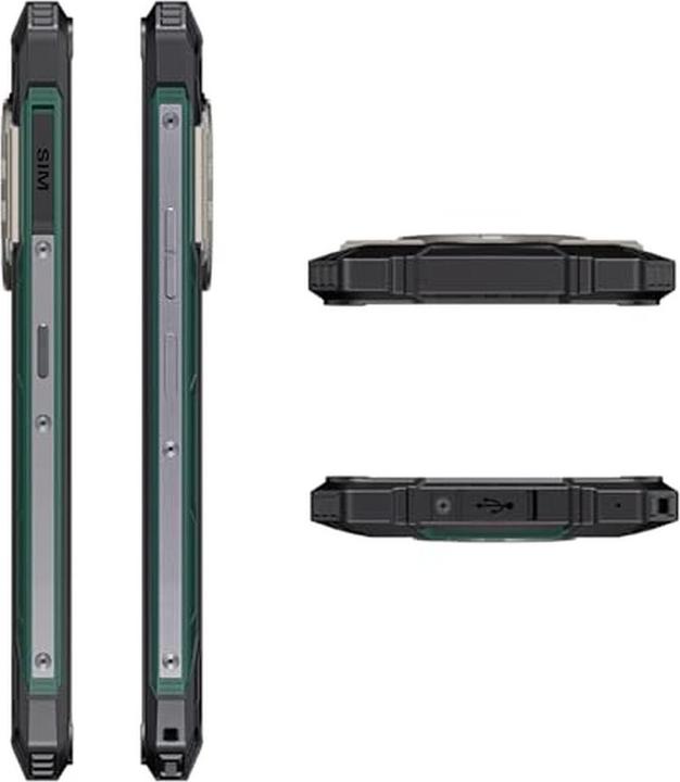 Actual product image Cubot Smartphone KING KONG ACE 2 6,56 6 GB RAM 128 GB (128 GB, Green-Black, 6.56", 4G)