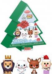 Produktbild Funko Rudolph Holiday 2024 Pocket POP! Vinyl Schlüsselanhänger 4er-Pack Tree Holiday Box 4 cm