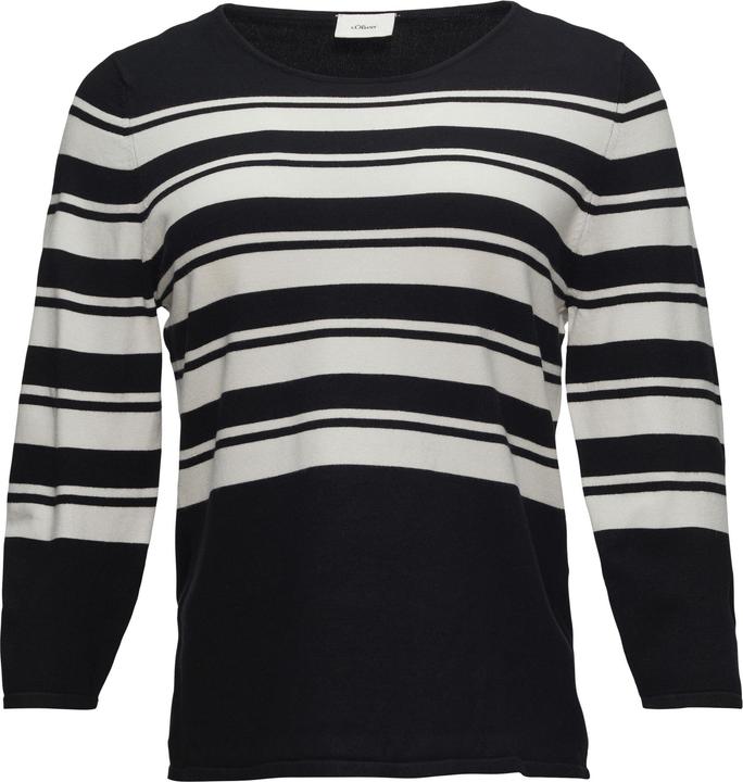 Image du produit S.Oliver Strickpullover Gestreifter Strickpullover aus Viskosemix (38)