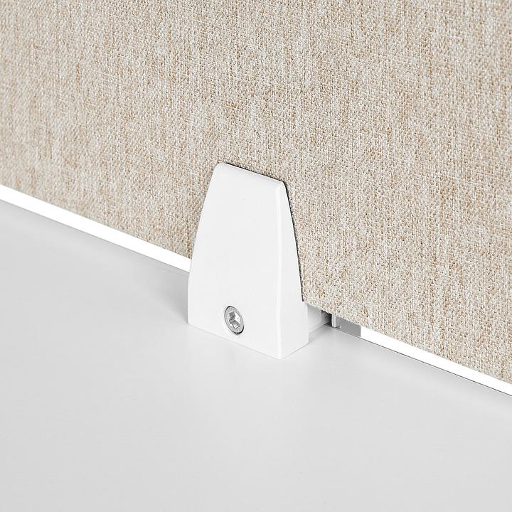 Produktbild Beliani Schreibtischtrennwand beige 130 x 40 cm WALLY