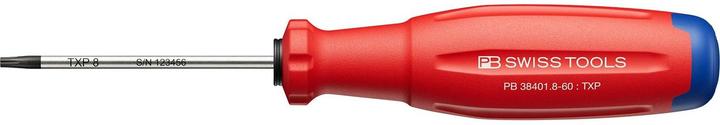 Productafbeelding PB Swiss Tools Torx Plus-Schraubenzieher PB 38401 SwissGrip Evo Gr. 8 60 mm