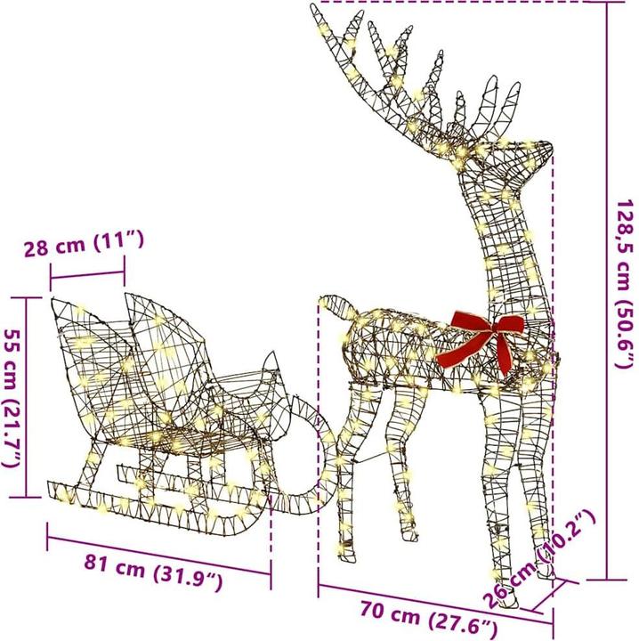 Image du produit vidaXL Festliches Dekor
