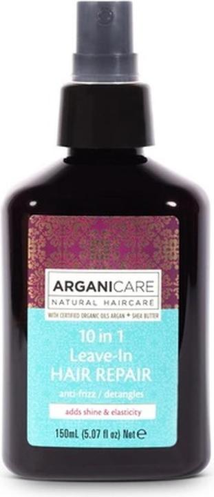 Immagine prodotto Arganicare Olio di Argan e Burro di Karitè 10 in 1 Riparatore per Capelli Leave-In (150 ml)