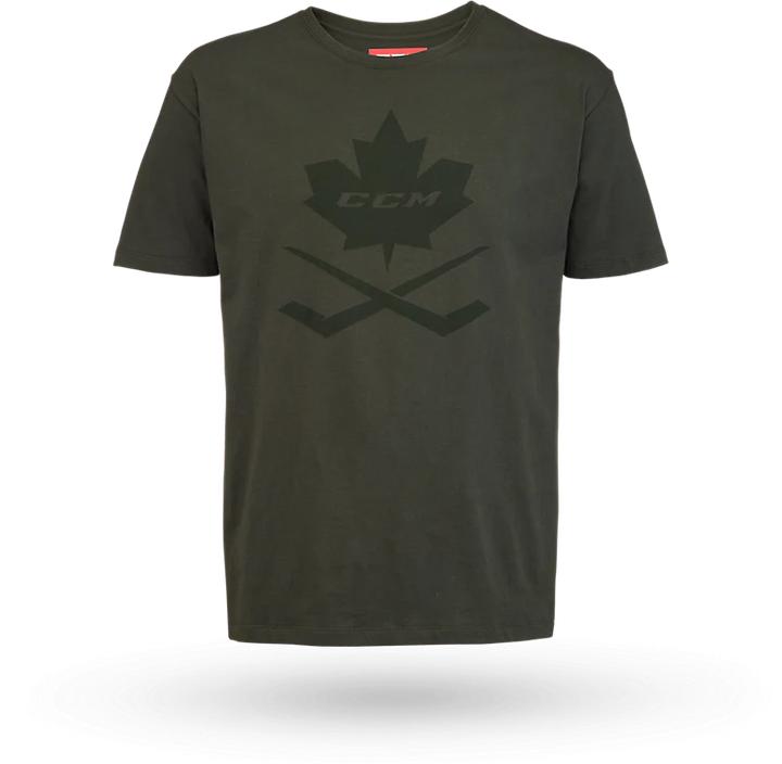 CCM Leaf Tee SR T-Shirt (M, Grün) (M)