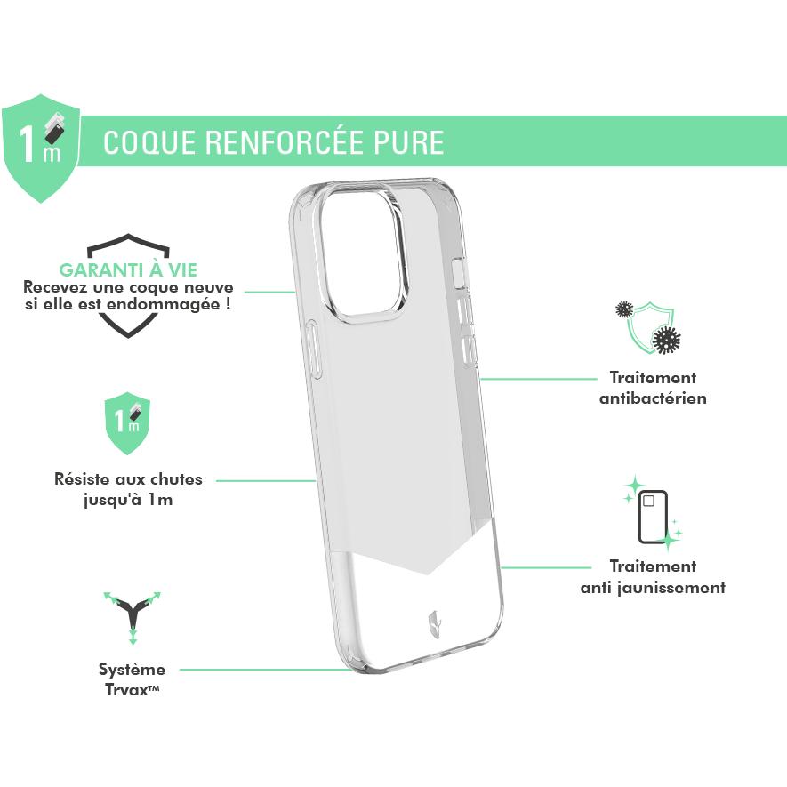 Thumbnail - Force Pure (Apple iPhone 13 Pro Max), Smartphone Hülle, Transparent