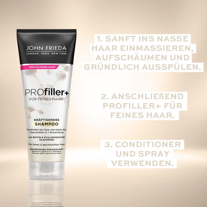 Actual product image John Frieda ProFiller+ (250 ml, Liquid shampoo)