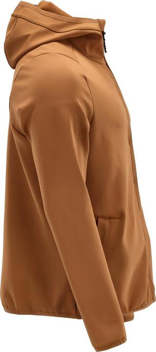 Actual product image Mascot Micro fleece jacket w. hood Customised 22586 nut brown size S (S)