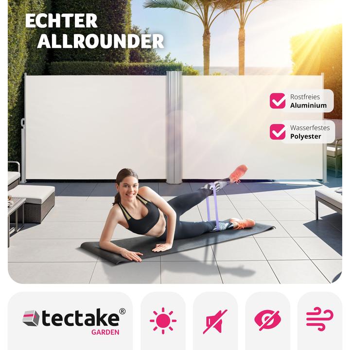 Immagine prodotto tectake Tenda laterale doppia (6 m)