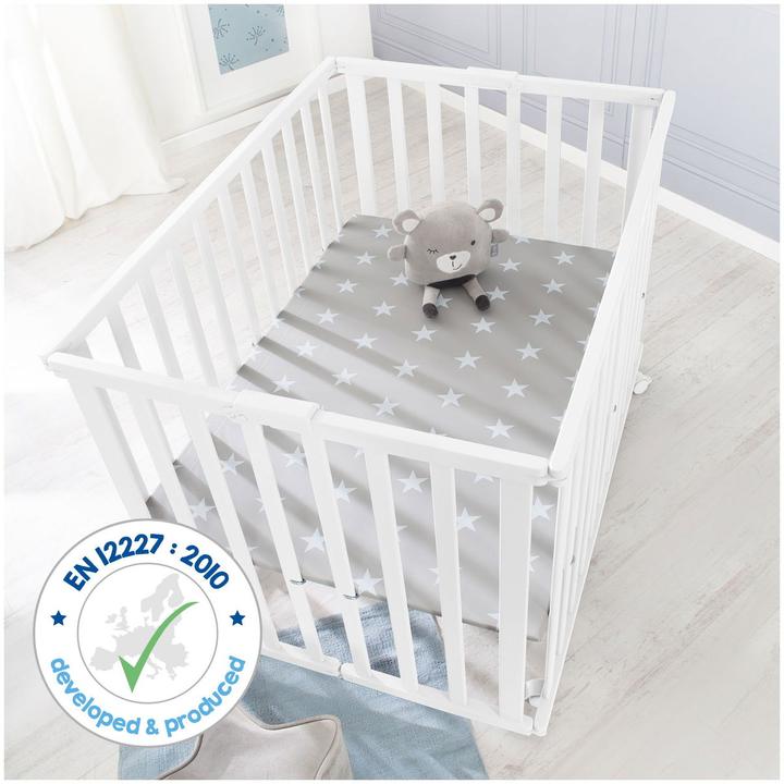 Produktbild Roba klappbares Laufgitter Little Stars (74 cm, 100 cm, MDF)