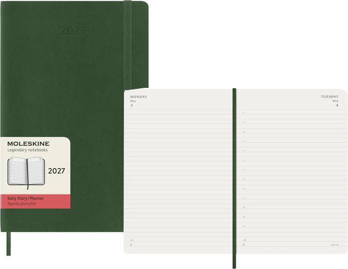 Produktbild Moleskine 12 Monate TagesKalender 2027 (A5, 1 Tag / 1 Seite)