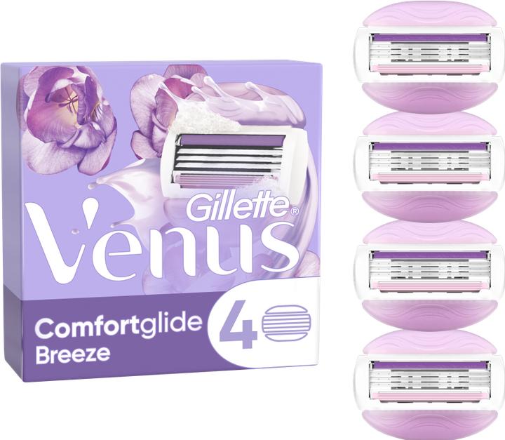Actual product image Gillette Venus Breeze System Blades 4s (4 x)