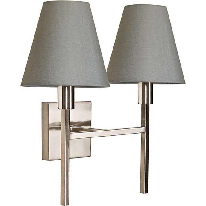 Elstead Lighting Argento Illuminazione Esterna, Lucerna, Lampada Da Parete E14 A 2 Ganci In Nichel Spazzolato (E14, Ip20)