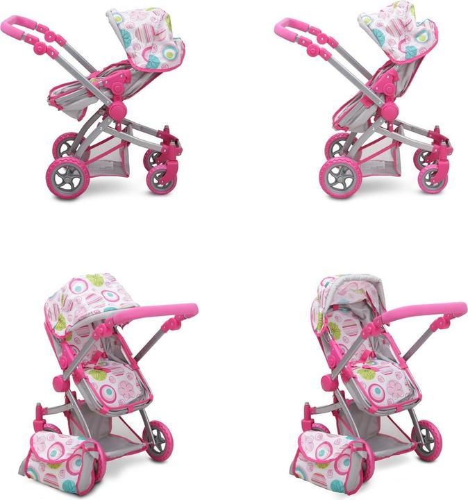 Produktbild Moni Nano Puppenwagen pink Rose 9651B