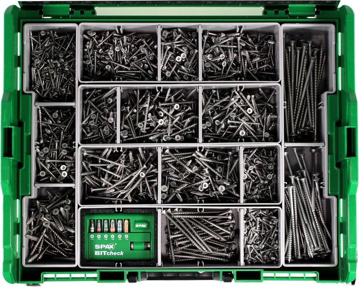 Image du produit Spax Coffret de montage L-BOXX (2445 Vis par pièce)