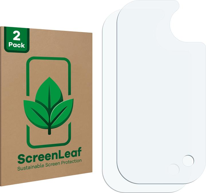 Produktbild ScreenLeaf Schutzfolie nachhaltiger Displayschutz Displayschutzfolie Folie Klar Transparent (2 Stück, Samsung Galaxy S20+)