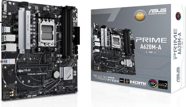 Actual product image ASUS Prime A620M-A-CSM (AM5, AMD SoC, mATX)