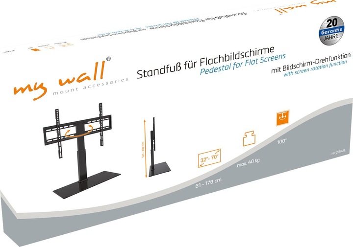 Produktbild myWall HP2BRA (Universal, 70", 40 kg)