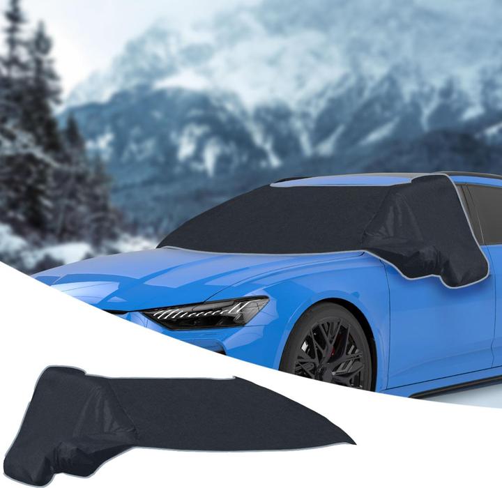 Actual product image Casativo Car windscreen cover with side window protection, magnetic attachment, 270 x 94 cm