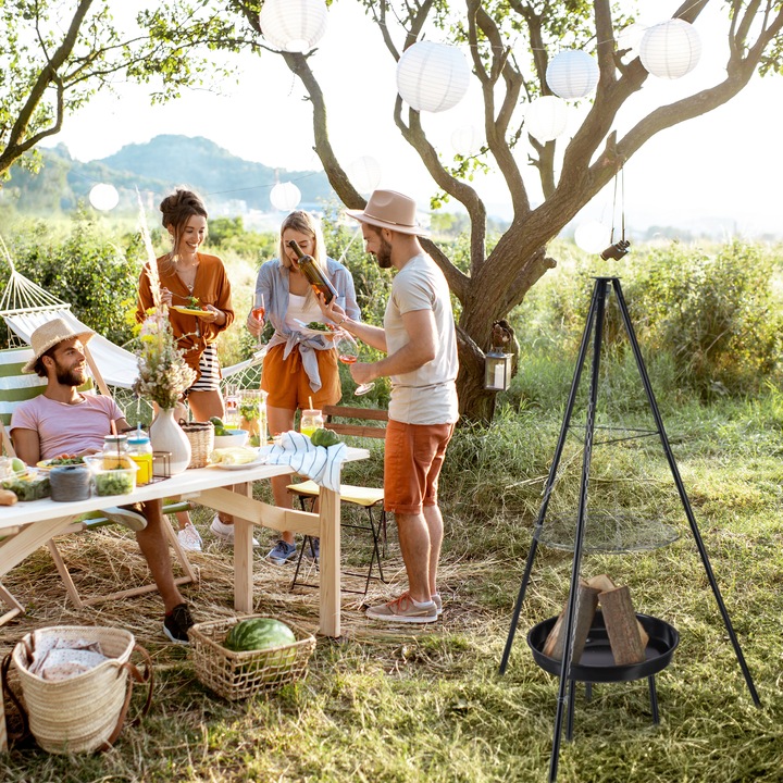 Produktbild Relaxdays Schwenkgrill