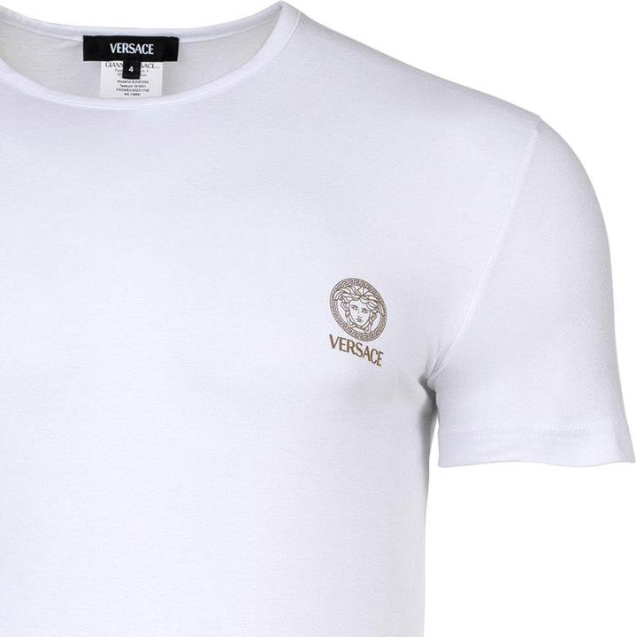 Immagine prodotto Versace T-Shirt Short Sleeves Round Neck Jersey Topeka Bi-Stretch Cotton Organic New Logo (XL)