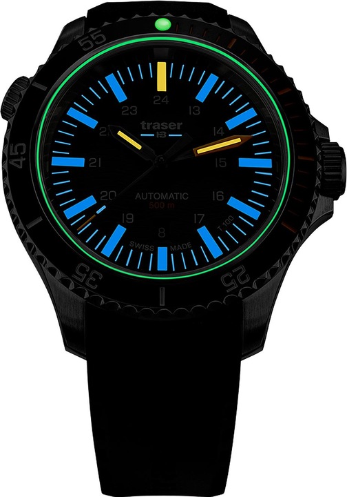 Produktbild Traser H3 110330 P67 Diver Automatik T100 Grey 46mm 50ATM (Sportuhr, 46 mm)