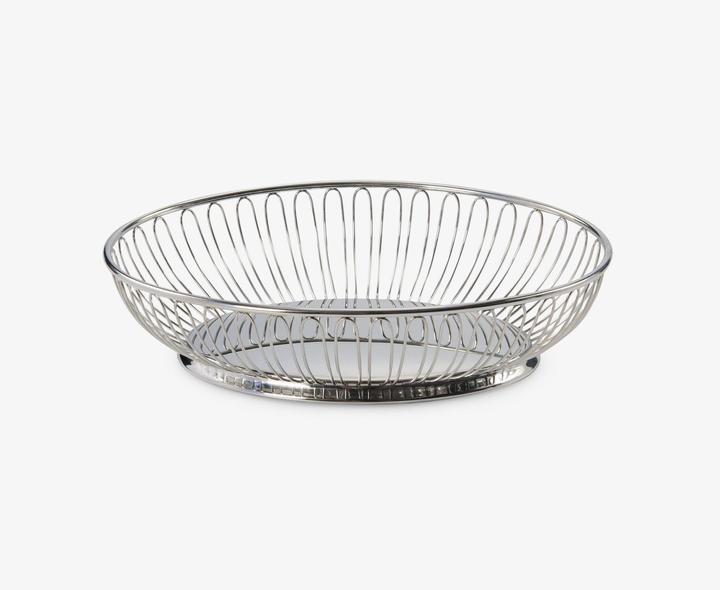 Actual product image Alessi Wire Basket Silver Coloured (28 x 20 cm)