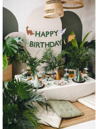 Produktbild Partydeco Happy Birthday Dino (1 Stück)
