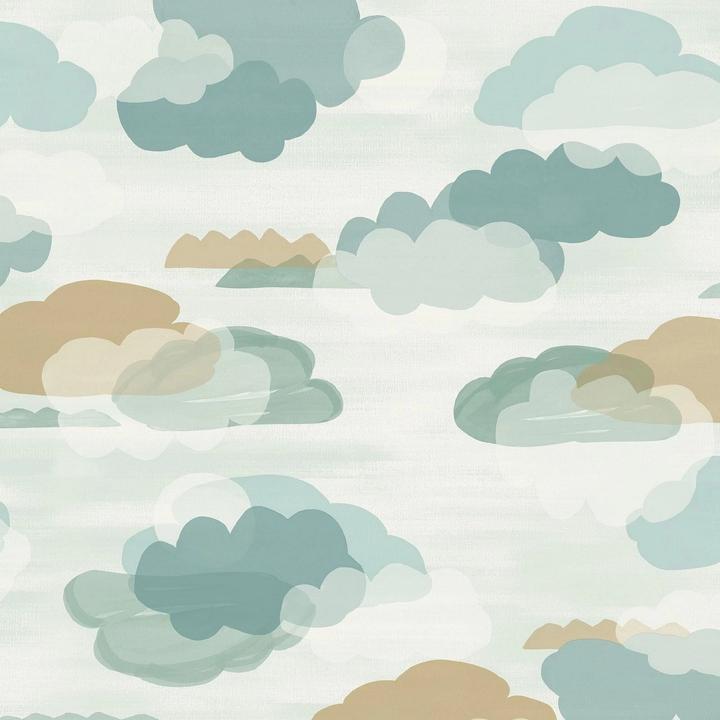 Grandeco - Papier peint texturé motif/style nuages FIGARI