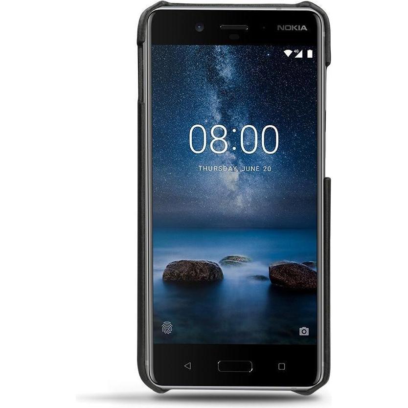 Thumbnail - Noreve Lederschutzhülle (Nokia 8), Smartphone Hülle, Beige