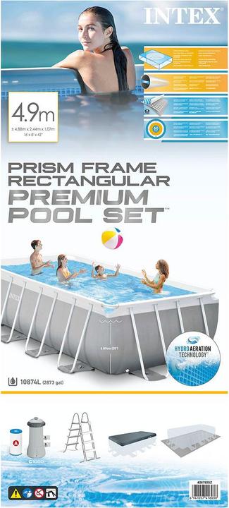 Produktbild Intex Prism Frame (488 x 244 x 107 cm)