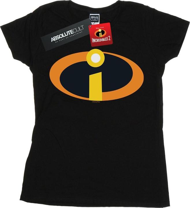 Actual product image Disney Womens/Ladies The Incredibles Costume Logo Cotton T-Shirt (XXL)