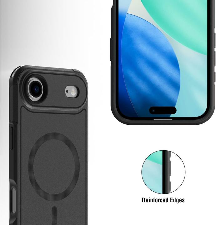 Produktbild 4smarts Defend, Rand, Apple, iPhone 17 Air, 16,8 cm (6.6"), Schwarz (Apple iPhone 17)