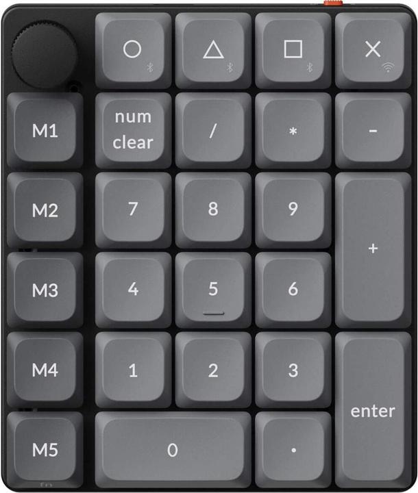Keychron Tastierino Numerico Wireless K0 Max QMK (Nummernblock, Kabelgebunden, Kabellos)