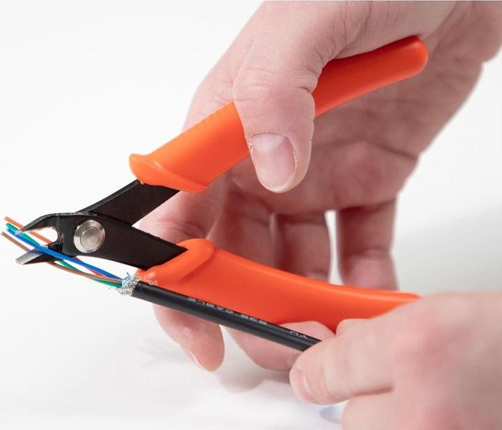 Actual product image Delock Side cutter for precise work, 12.7 cm Orange (135 mm)