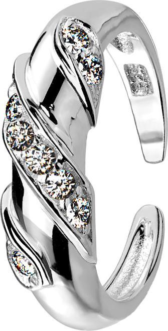 Actual product image Star Piercing Ring silver wrapped with crystals (38)