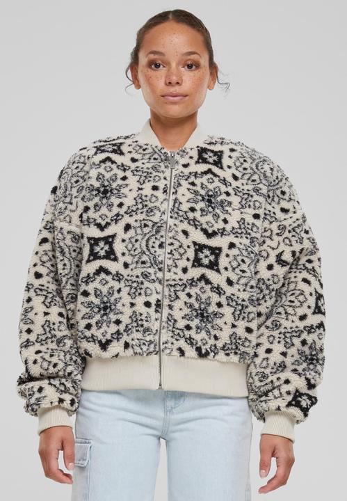 Image du produit Karl Kani KW233-050-1 KK Metal Signature Paisley Teddy Bomber Jacket (XS)