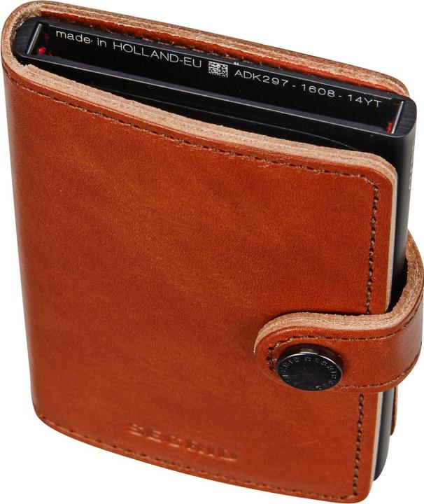 Image du produit Secrid Mini portefeuille Premium Basco cognac