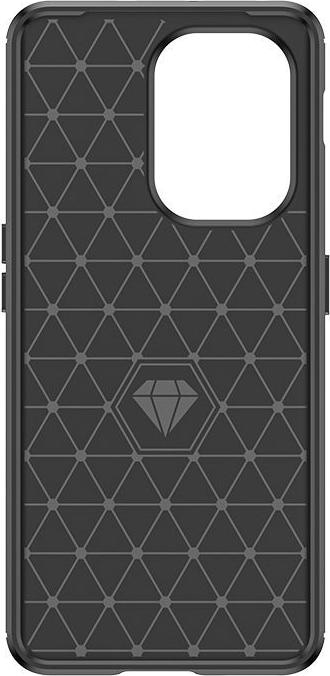 Produktbild Hurtel Carbon Case silicone case for OnePlus Ace 2V/OnePlus Nord 3 - black (OnePlus Nord 3, OnePlus Ace 2V)