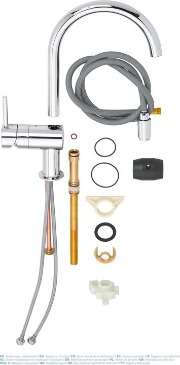 Immagine prodotto Grohe Miscelatore da cucina con doccetta Minta cromo lucido 32918000