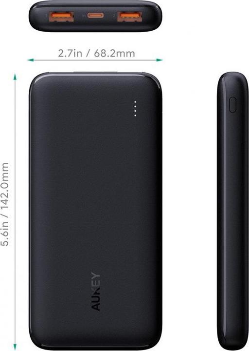 Immagine prodotto Aukey Caricabatterie rapido (10000 mAh, 18 W, 18 Wh)
