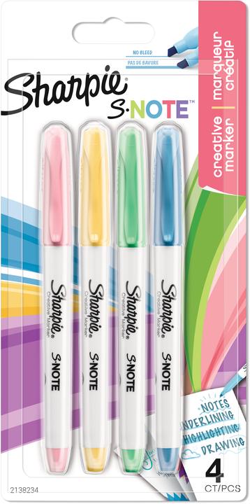 Actual product image Sharpie Permanent marker S-Note Creative 1-5 mm, 4 pieces (4x)