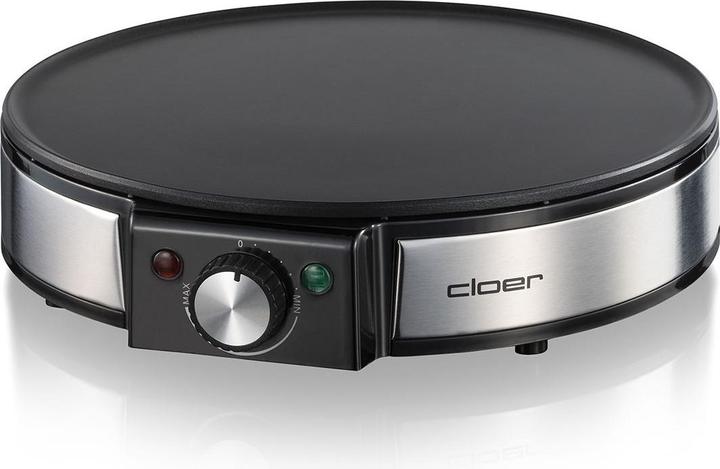 Image du produit Cloer 6630 Crêpière 2 crêpe(s), acier inoxydable