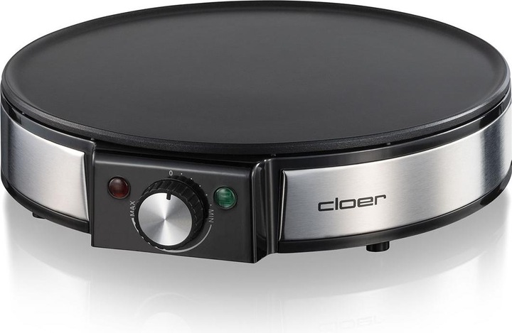 Actual product image Cloer 6630 Crepe maker 2 crepe(s), stainless steel