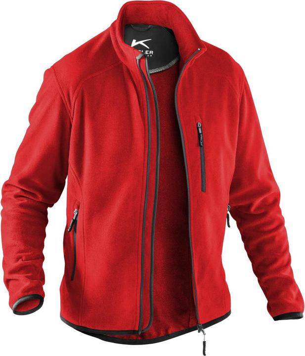 Actual product image Kübler Fleece jacket medium red L (L)