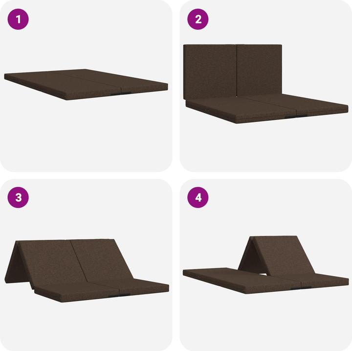 Produktbild vidaXL Klappsoufa