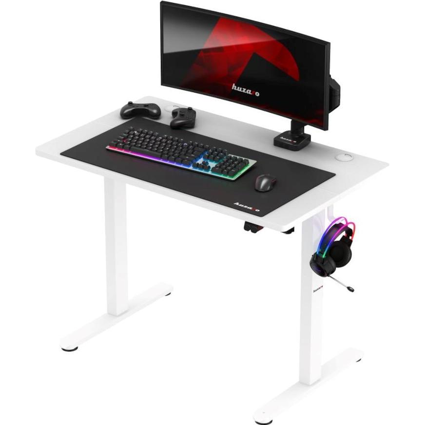 Thumbnail - Huzaro Hero 7.9, Gaming Tisch, Weiss