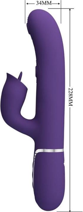 Productafbeelding Pretty Love Rabbit Vibrator Met Paarse Lik